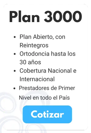 Información del Plan 3000 de Sancor Salud